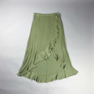 Suzy Shier Green Maxi Skirt